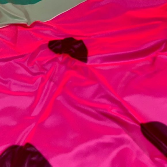 Giant Seeded Watermelon Inflatable Ring Float | Pink Pool Ring by Sun Squad - Picture 3 of 3